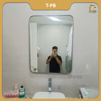 Gương Viền Thép Sơn Tĩnh Điện HCN, Oval, Elip , Vòm Chùa T-PB ( Gương Phổ Thông )