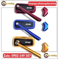Gương xe máy kiểu H2C vuông gắn cho DR, W, Si, Ext, Win....chân dài