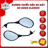 Gương xe máy kiểu Sh Mode Classic, kính chiếu hậu chất lượng cao - PKXM 3AESHOP