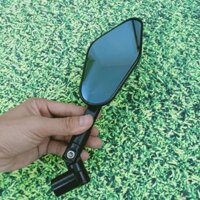 Gương xe máy mặt xanh hình Elisse F5 Hùng cường