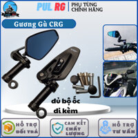 Gương xe máy mini thời trang CRG, kính gắn chân gương chiếu hậu cho Wave AB SH, SH Mode Airblade...