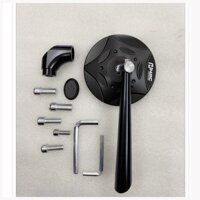 Gương xe máy tròn H2C kiếng thời trang bền chắc an toàn, lắp cho mọi loại xe ( giá một cái)