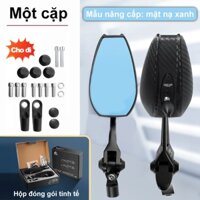 Gương xe máy/Gương chiếu hậu xe máy/ kính chiếu hậu xe máy Zacro 360° cao cấp, được làm bằng hợp kim nhôm có độ bền cao