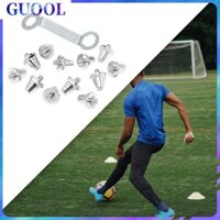 Guool 12x Giày Bóng Đá Gai Bóng Đá Đinh Chắc Chắn Kim Loại Ổn Định Chống Trơn Trượt Thay Thế Đinh Vít 5 mm Cạnh Tranh