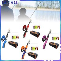 Guool Fishing Pole Bộ dụng cụ khởi động trẻ em có túi đựng cần câu trẻ em Bộ hoàn chỉnh