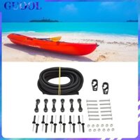 Guool Kayak Deck Rigging Kit Kayak Phần cứng sàn Lắp ca nô Bánh răng đa năng Phụ kiện thuyền Đồ dùng câu cá Di động có móc
