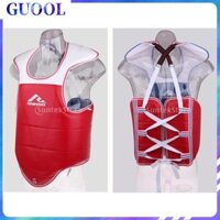 Guool Unisex Taekwondo Ngực Bảo Vệ Võ Thuật Ngực Bảo Vệ Cơ Thể Áo Giáp