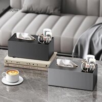 Guouqna Hộp đựng khăn giấy treo tường hình chữ nhật Hộp đựng khăn giấy treo tường không đục lỗ cho phòng tắm Nhà bếp GUOUqna