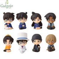 Gutgojo 8 Cái / bộ Đồ Chơi Hình Thám Tử Lừng Danh Conan, Phiên Bản Q Ngồi Thám Tử Lừng Danh Conan Nhân Vật Hành Động, Hoạt Hình 3D Suzuki Sonoko Kaitō Kiddo Thám Tử Lừng Danh Conan Đồ Chơi Mô Hình Quà Tặng Trẻ Em
