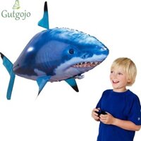 Gutgojo Air Flying Fish, RC Animal Air Bơi Điều Khiển Từ Xa Cá Mập, Tiểu Thuyết Cá Mập Bay Mô Phỏng Qua Phòng Bay Bóng Chú Hề Cá Đồ Chơi Trẻ Em