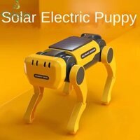 Gutgojo Chó Cơ Điện, Đồ Chơi Robot RC Chạy Bionic, Mô Hình Lắp Ráp Hệ Thống Năng Lượng Mặt Trời Điều Khiển Từ Xa Thông Minh Robot Điện Chó Đồ Chơi Trẻ Em