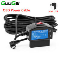 Guugei Xe Ô Tô OBD Cáp Sạc USB Mini Cho Ô Tô GPS DVR Lái Xe Ghi Âm Camera