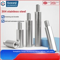 Guwanji 304 Thép không gỉ một đầu Bu lông tròn mở rộng Đai ốc cách ly Cột bên trong Bộ chuyển đổi ren bên ngoài Reduc