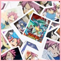 [Guyn] lomo Card Fairy Tail Natsu Lucy Fairy Tail Hàng hóa 10cm lomo Card Ảnh nhỏ Quà tặng tự làm màu xám Erza Juvia