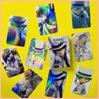 [Guyn] lomo Card Thám Tử Lừng Danh Conan Kaito Kid Laser Photocard Thám Tử Lừng Danh Conan Hoạt Hình Đơn Hàng Hóa HD 50 Miếng Bộ Sưu Tập Tự In Thẻ lomo