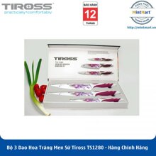 Bộ 3 dao hoa tráng men sứ Tiross TS 1280