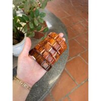 [GX] Vòng tay gỗ Sưa Đỏ 15x15mm – Tăng cường tài vận, mang lại sự thịnh vượng - landshopg67