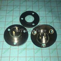 GX16-2PM Giắc tròn sắt 2 chân đực có mặt bích 16mm, Jack 2 chân đực, Jack GX16-2P