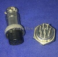 GX16-8P Jack 8 chân, giắc 8 chân, đầu nối 8 chân, Jack GX16-8P (Plug + socket)