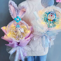 Gypsophila Bó Hoa Khô Thành Phẩm Ngôi Sao Delu Quà Tặng Sinh Nhật Cho Bạn Gái Trái Tim Sáng Tạo Tanabata Ngày Lễ Tình Nhân Sáng Tạo