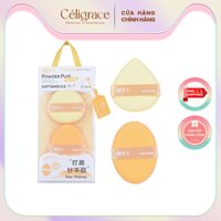 H-9011 - Set 2 Bông Mút Tán Kem Nền, Phấn Nước HEY Powder Puff 90g