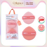 H-9013 - Set 2 Bông Mút Tán Kem Nền, Phấn Nước HEY Powder Puff 21g