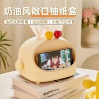 H Kem Phong Cách Mở Hộp Khăn Giấy Hộ Gia Đình Phòng Khách Khăn Ăn Hộp Bảo Quản Bàn Cà Phê Để Bàn Điều Khiển Từ Xa Kính Hộp Khăn Giấy f