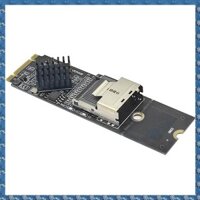 (H U F Y) M.2 NVME sang SFF-8087 SATA3.0 Thẻ mở rộng Mini-SAS / SATA Thẻ chuyển đổi đĩa cứng 36PIN Phụ kiện phụ tùng