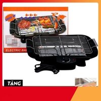 [H-VN] Bếp nướng điện cao cấp không khói Electric barbecue grill 2000W tặng miếng rửa chén silicon Giảm Giá