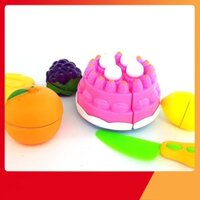 [H-VN] Bộ đồ chơi cắt bánh hoa quả sinh nhật Giảm Giá