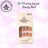 H02. Bộ 24 móng tay giả Beauty Nail