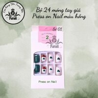 H02. Bộ 24 nail giả Press on Nail G