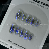 [H09] Nailbox thiết kế - Hắc Nguyệt Quang - Độ bóng cao