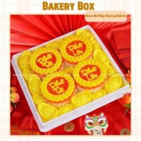 H121 | 50 Hộp Vuông Lớn Đựng Rau Câu Cá Chép, Rau Câu Thỏi Vàng