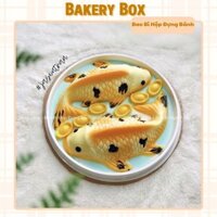 H122 Đại | Set 10 Hộp Nhựa Tròn Đựng Rau Câu Cá Chép, Thỏi Vàng (Cao 13cm)