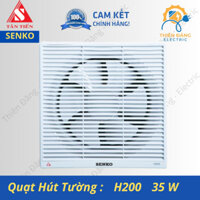 H200 - QUẠT HÚT TƯỜNG SENKO, 2 chiều (Hút - Thổi), lỗ khoét 25x25 cm ,  CỐNG SUẤT 35W, BH 24 THÁNG.