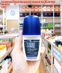 H221- Lăn khử mùi Etiaxil Men nam giúp khô thoáng & làm dịu da 50ml