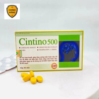 [H30v]Viên uống bổ não CINTINO-Citicolin 500mg,,.,hỗ trợ phụchồi nhận thức,,.,trí nhớ chongười sau taibiến