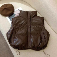 (H362) Áo Gile Phao Quả Bí Có Khoá Kéo Và Cúc Bấm, Áo Khoác Gile Nữ Dáng Bí, siêu nhẹ và ấm❤️