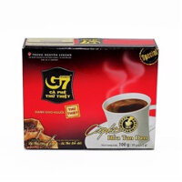 (H50) Cà phê G7 Đen không đường hòa tan hộp 50 sachets (Gói)