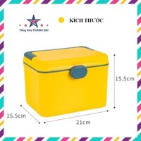 h6 Tủ thuốc gia đình mini hộp thuốc y tế tiện lợi nhựa PP HD Korea