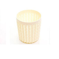 H678 Hollow Multi-Function Small Pen Holder Simple Desktop Storage Box Plastic Office Student Storage Tube