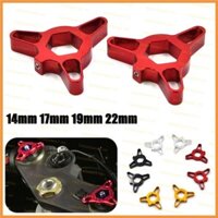 Hà 14mm 17mm 19mm 22mm Đa Năng Đua Xe Máy Phuộc Trước Preload Bộ Điều Chỉnh Hợp Kim Nhôm Phụ Kiện