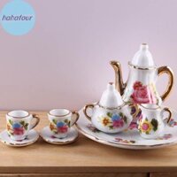 Ha 8 Cái 1 / 12 Nhà Búp Bê Thu Nhỏ Phụ Kiện Gốm Sứ Bộ Trà Mô Hình Nhà Bếp Bộ Đồ Ăn VN