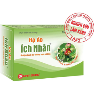 Thực phẩm chức năng giúp hạ huyết áp Hạ Áp Ích Nhân