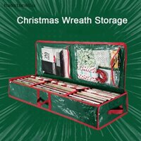 Ha christmas wrapping paper storage bag underbed xmas organizer with gift wrap accessory box, dual zips &amp; Mang theo n