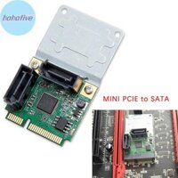 Ha Mini PCI-Express Sang 2 Cổng SATA 3.0 Mở Rộng Thẻ Mini PCIe Sang Dual SATA Thêm Vào Thẻ VN