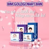 [Hà Nội] Bỉm Tã Dán/Quần Nhật Bản Goldgi Mẫu Mới 2020 Size S84/M60/M66/L56/L48/XL44/XXL32