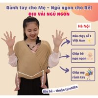 Hà Nội - Địu vải cho bé, địu vải bằng cotton cho em bé sơ sinh, thoáng khí, thoải mái cho bé từ 0-24 tháng tuổi