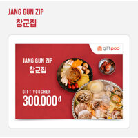 Hà Nội [Evoucher] Phiếu quà tặng thanh toán hóa đơn ăn uống tại cửa hàng Jang Gun Zip 300.000 VNĐ